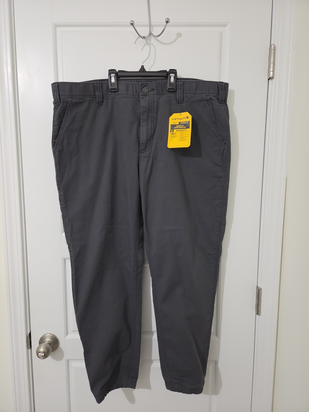 Men's Carhartt Rugged Flex Canvas Jogger Pant Size 40 Short NWT